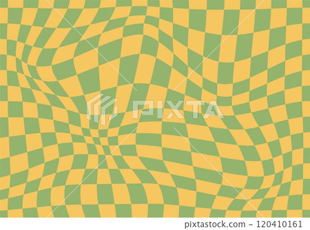 Psychedelic checkerboard poster 120410161