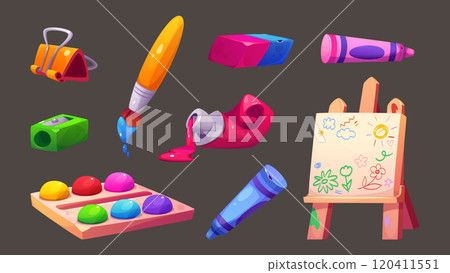 Drawing supplies for creative activities Drawing supplies for creative activities 120411551