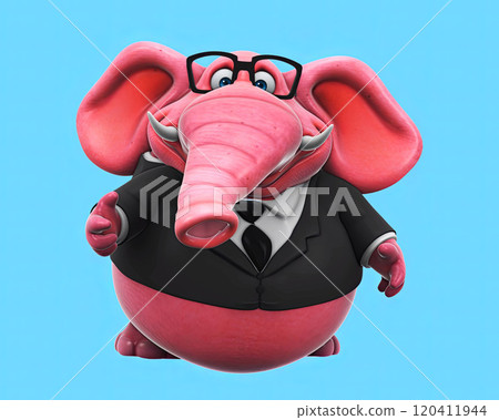Fun 3D cartoon character 120411944