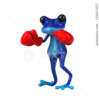 Fun 3D cartoon character 120411957