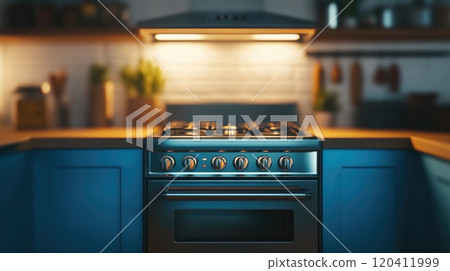 Modern Stove as the Focal Point of a Stylish Kitchen Modern Stove as the Focal Point of a Stylish Kitchen 120411999