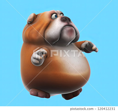 Fun 3D cartoon character illustration Fun 3D cartoon character illustration 120412231