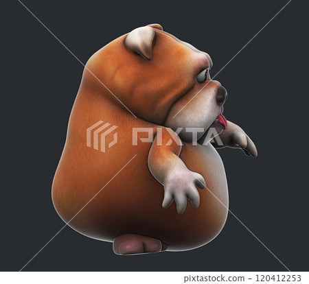 Fun 3D cartoon character illustration Fun 3D cartoon character illustration 120412253