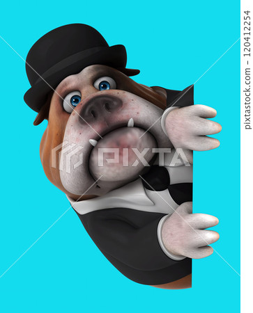 Fun 3D cartoon character illustration Fun 3D cartoon character illustration 120412254