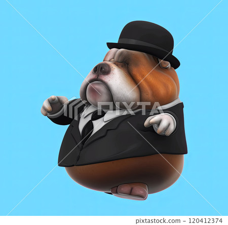 Fun 3D cartoon character Fun 3D cartoon character 120412374