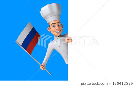 Fun 3D cartoon character 120412559
