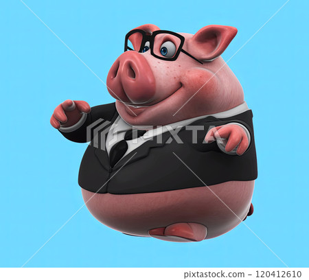 Fun 3D cartoon character Fun 3D cartoon character 120412610