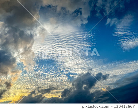 Dusk is almost here ~ Autumn sky ~ 120412667