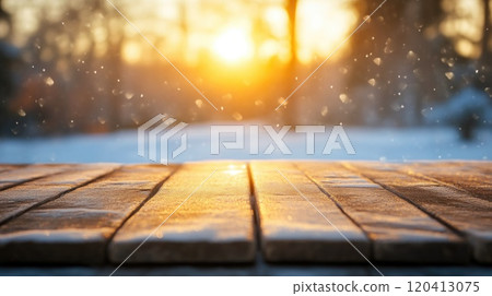 Festive Winter Background with Space for Text 120413075