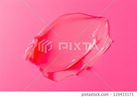 Abstract Pink Cream Smear with Glossy Finish 120413171