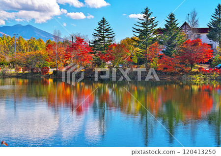 Tateshina湖秋葉 120413250