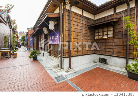 Building view of the Wuqi Cultural Branch Office in Taichung, Taiwan. It was Wuqi Official Police Station and Dormitory during the Japanese rule. Building view of the Wuqi Cultural Branch Office in Taichung, Taiwan. It was Wuqi Official Police Station and Dormitory during the Japanese rule. 120413393
