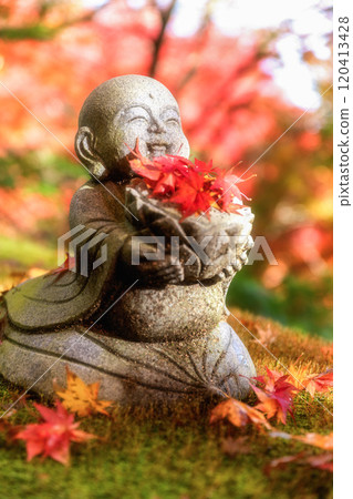Eigenji Momiji Temple in Daigo Town, Ibaraki Prefecture, at the peak of autumn foliage Eigenji Momiji Temple in Daigo Town, Ibaraki Prefecture, at the peak of autumn foliage 120413428