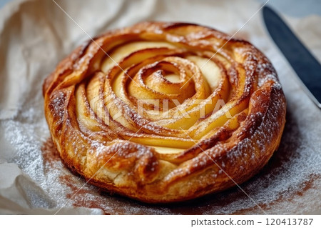 Fresh Apple Tart with Warm Spices Fresh Apple Tart with Warm Spices 120413787