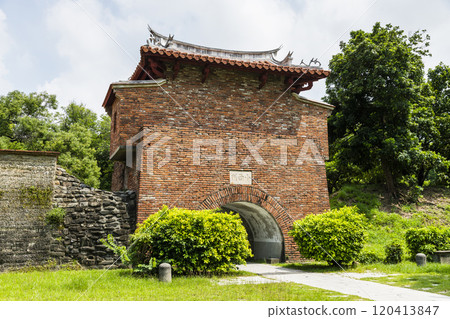 The formerly East Gate remains of Tainan Prefectural City Wall and Minor West Gate, Taiwan. It is part of the National Cheng Kung University campus. The formerly East Gate remains of Tainan Prefectural City Wall and Minor West Gate, Taiwan. It is part of the National Cheng Kung University campus. 120413847