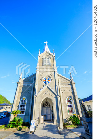 Catholic Sakitsu Church in early autumn, Amakusa City, Kumamoto Prefecture 120414026