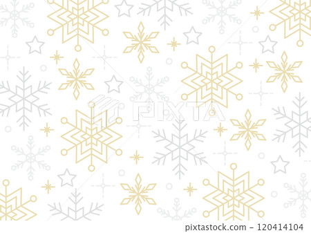 雪花背景銀金金銀 雪花背景銀金金銀 120414104