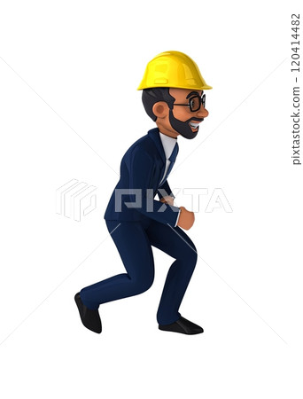 Fun 3D cartoon character Fun 3D cartoon character 120414482