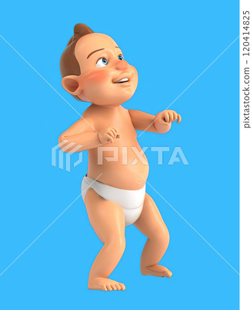 Fun 3D cartoon character Fun 3D cartoon character 120414825