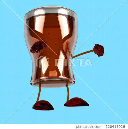 Fun 3D cartoon character Fun 3D cartoon character 120415026
