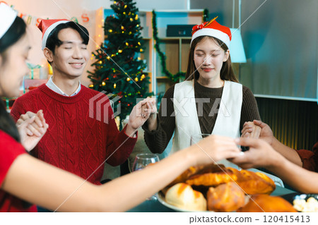 drinks and conversation, social gathering and get together at Merry Christmas young people. drinks and conversation, social gathering and get together at Merry Christmas young people. 120415413