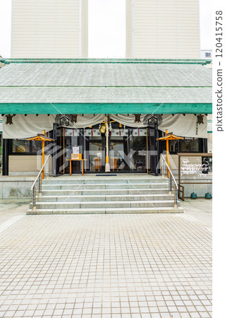 Shirooka Shrine (a remnant of Numazu Castle, Inari-sama, Gongen-sama) worship hall, Otemachi, Numazu City, Shizuoka Prefecture 120415758