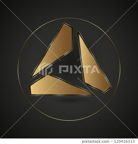 abstract vector logo for business card 120416313
