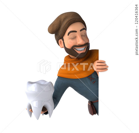 Fun 3D cartoon character Fun 3D cartoon character 120416364