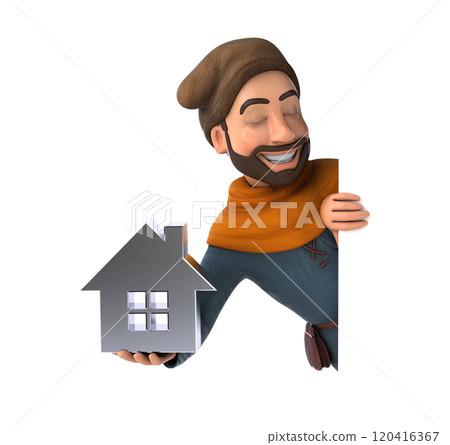 Fun 3D cartoon character Fun 3D cartoon character 120416367