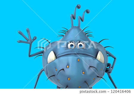 Fun 3D cartoon character 120416406