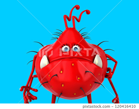 Fun 3D cartoon character 120416410
