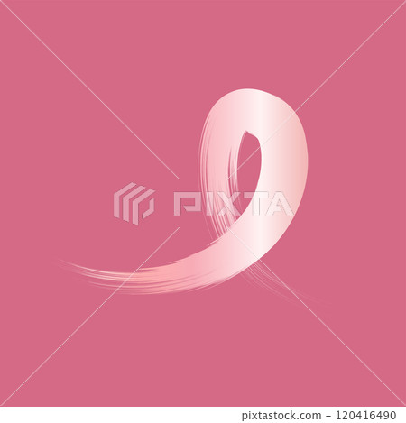 breast cancer design over pink background vector illustration 120416490