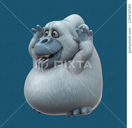 Fun 3D cartoon character Fun 3D cartoon character 120416560