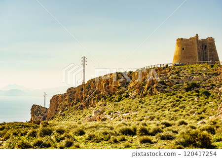 Mesa Roldan tower, Cabo de Gata, Spain 120417254