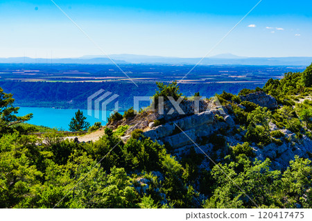 Lake Sainte Croix in Verdon Gorge, France 120417475