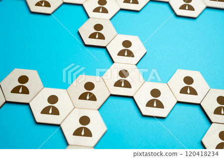 Business networking and cooperation. Working relationships between employees. Human resources and workforce. Business networking and cooperation. Working relationships between employees. Human resources and workforce. 120418234