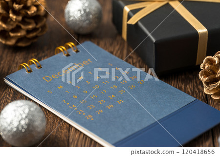 December calendar Christmas image December calendar Christmas image 120418656