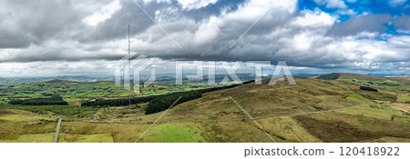 Aerial view of the Strabane transmitting station in Northern Ireland Aerial view of the Strabane transmitting station in Northern Ireland 120418922