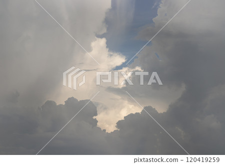 Dramatic clouds with blue sky background before sunset. Dramatic clouds with blue sky background before sunset. 120419259