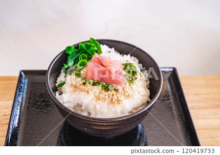 Tuna and grated yam rice Tuna and grated yam rice 120419733