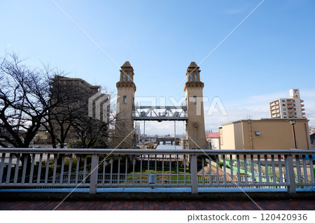 愛知縣名古屋市中川區_松茂鎖門(西側)2_2024年1月 愛知縣名古屋市中川區_松茂鎖門(西側)2_2024年1月 120420936