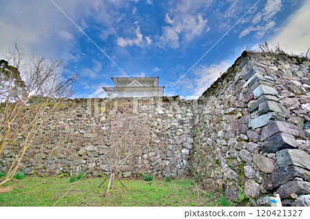 縣指定古蹟伊勢丸城的石牆和曲線景觀 縣指定古蹟伊勢丸城的石牆和曲線景觀 120421327