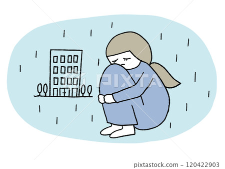 Work, hard, depression, woman 120422903