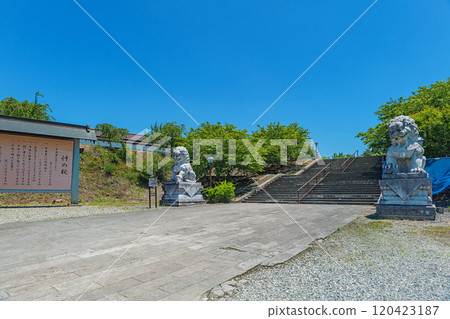 福島會津半學校日進館正面 福島會津半學校日進館正面 120423187