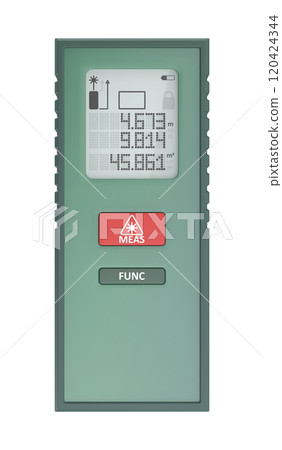 Front view of laser distance meter 120424344