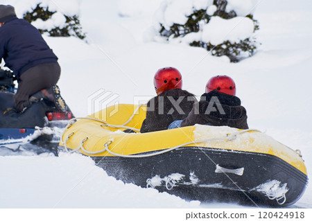 Snow rafting Snow rafting 120424918