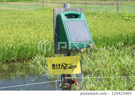 太陽能電子圍欄圖片（照片素材） 120425465