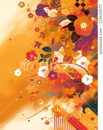 新年賀卡插畫素材(2025) 新年賀卡插畫素材(2025) 120426075