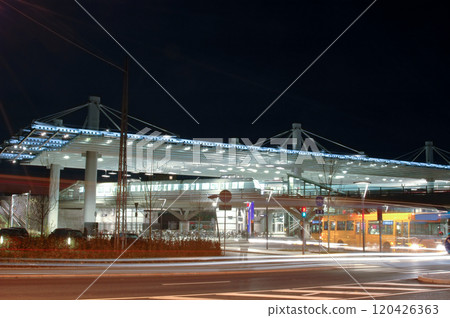 Train station by night 120426363