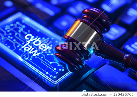 Words cyber law for cyber justice concept Words cyber law for cyber justice concept 120426705